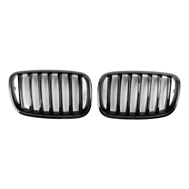 2007-2013 BMW X5 E70 / 2009-2013 X5 M (E70) Forreste støtfanger nyregrille blank svart