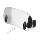 Motorsykkel Justerbar Clip On Windshield Extension Spoiler Vindavviser