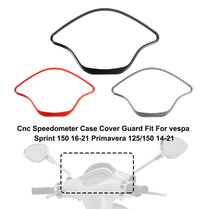 Film protector tapa velocímetro de aluminio para Vespa Sprint Primavera 150 14-21