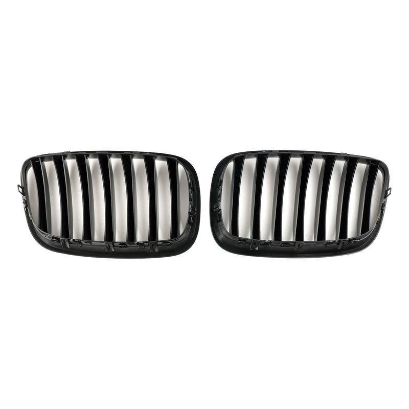 2007-2013 BMW X5 E70 / 2009-2013 X5 M (E70) Forreste støtfanger nyregrille blank svart