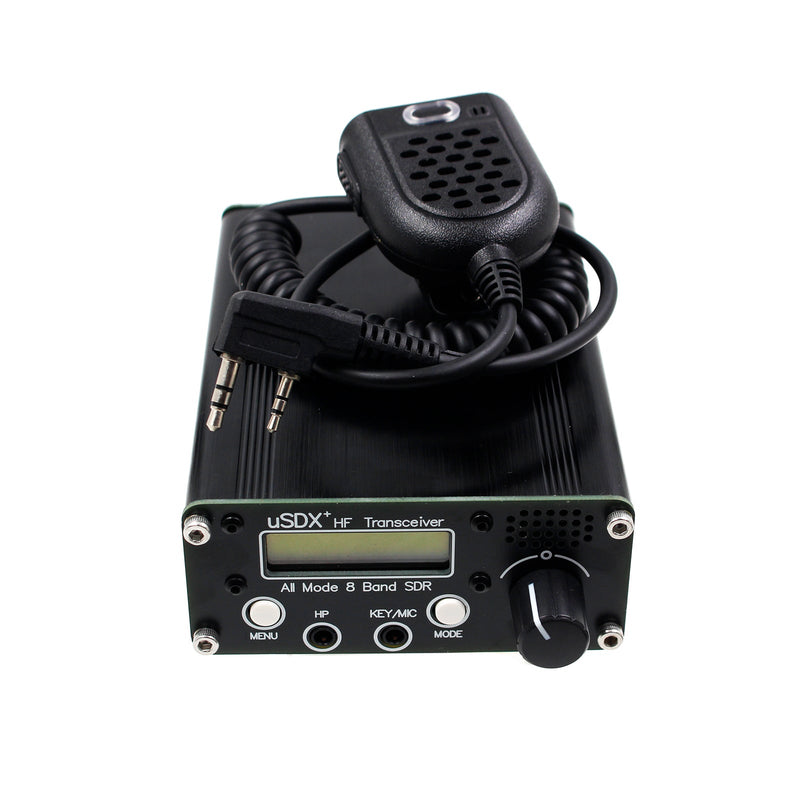 Nuevo USDx+ transceptor HF HF Ham Radio QRP CW transceptor 3W-5W todo modo 8 bandas