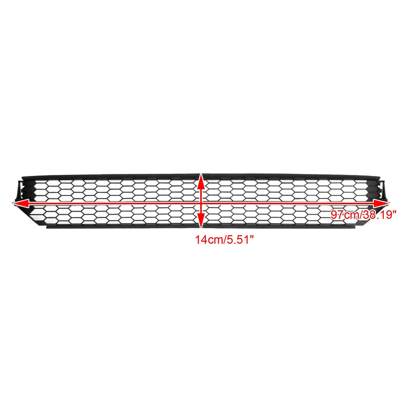 VW Passat 2012-2015 Dolny grill zderzaka przedniego o strukturze plastra miodu, czarny