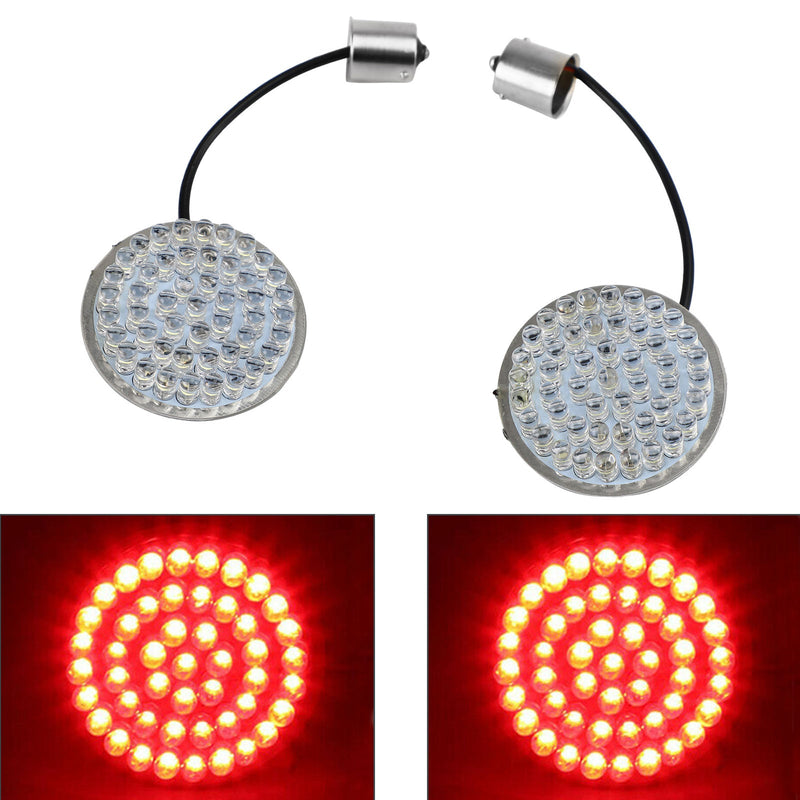 1156 bak LED-blinklys innfelte lys for Dyna Touring Street Road Glide 883 Generisk