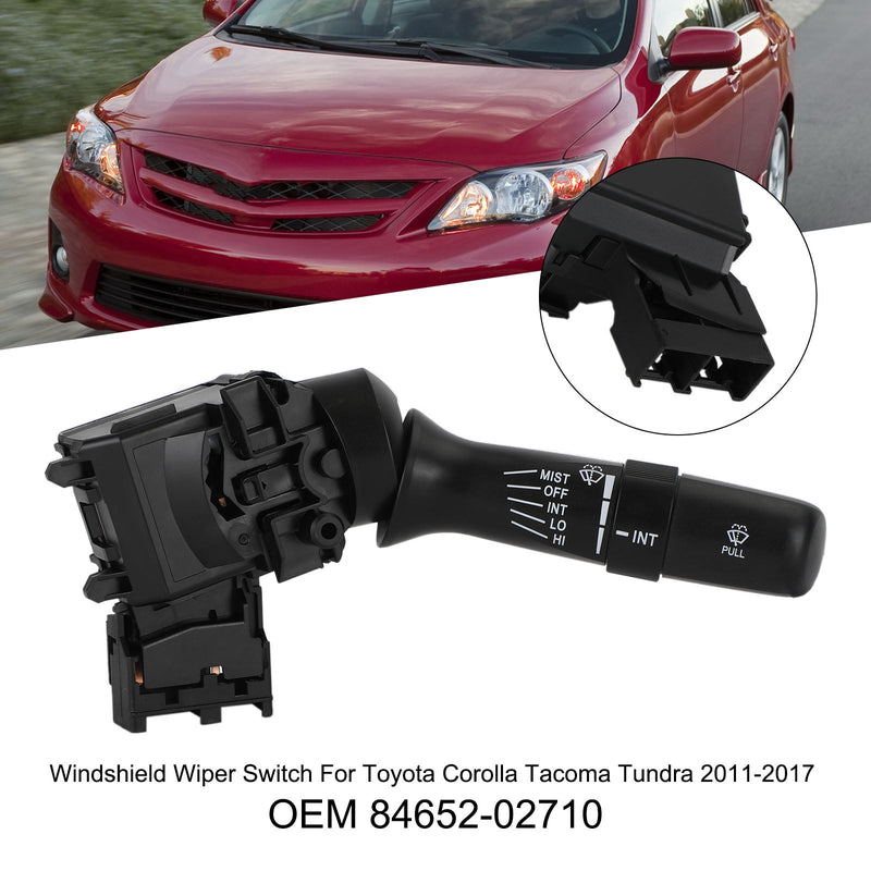 2011-2017 Toyota Corolla Tacoma Tundra Przełącznik wycieraczek szyby przedniej 84652-02710