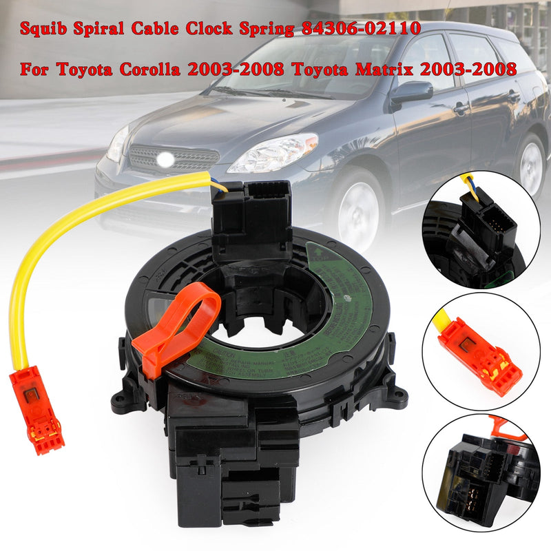 Squib Spiral Cable Clock Spring 84306–60090 für Toyota Sequoia 2002–2005 generisch