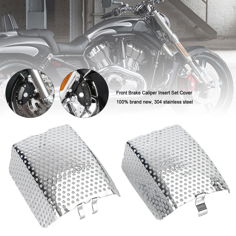 Fremre bremsekaliperinnsatsdeksel for Touring V-Rod Street Glide 42054-05 Generisk