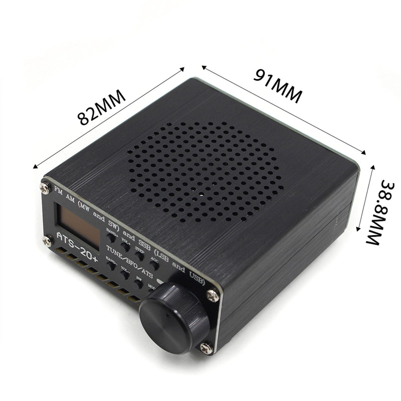 Nowy radioodbiornik wielopasmowy DSP ATS-20+ Si4732 FM LW MW SW z ekranem dotykowym 2,4"