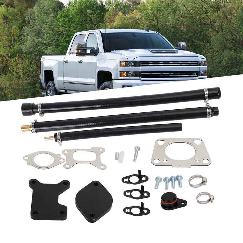 EGR-ventilkjøler slettesett for 2017-2023 Chevy GMC Duramax Diesel 6.6 L5P