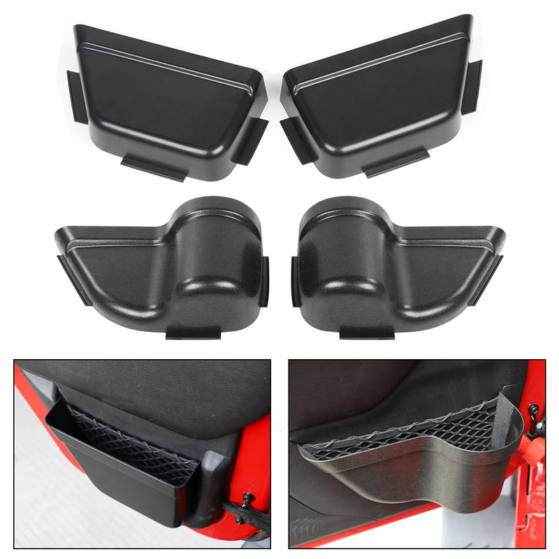 Front & Rear Door Net Pocket Storage Box Organizer For Wrangler JK 11-17