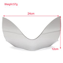 Protetor de lente do farol dianteiro, lente da lâmpada, adequada para Kawasaki Z900 17-19 Smoke Generic