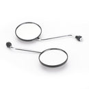 Universal scooter knallert spejl 8mm sort til Vespa Piaggio Liberty 50-150cc Generic