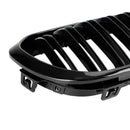 BMW 1-serie F20 F21 2015-2017 Glans sort dobbelt front nyregitter