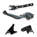 Justerbar utdragbar bromskopplingsspak för Trident 2022 Bobber 17-19 Tiger 800 Generic