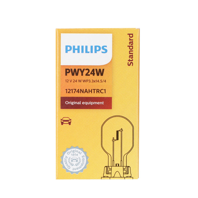 Für Philips 12174NAHTRC1 Auto Standard Zusatzbirnen PWY24W 12V24W WP3.3x14.5/4 Generic