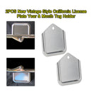 2ks nový držák na poznávací značku v Kalifornii ve stylu vintage na rok a měsíc