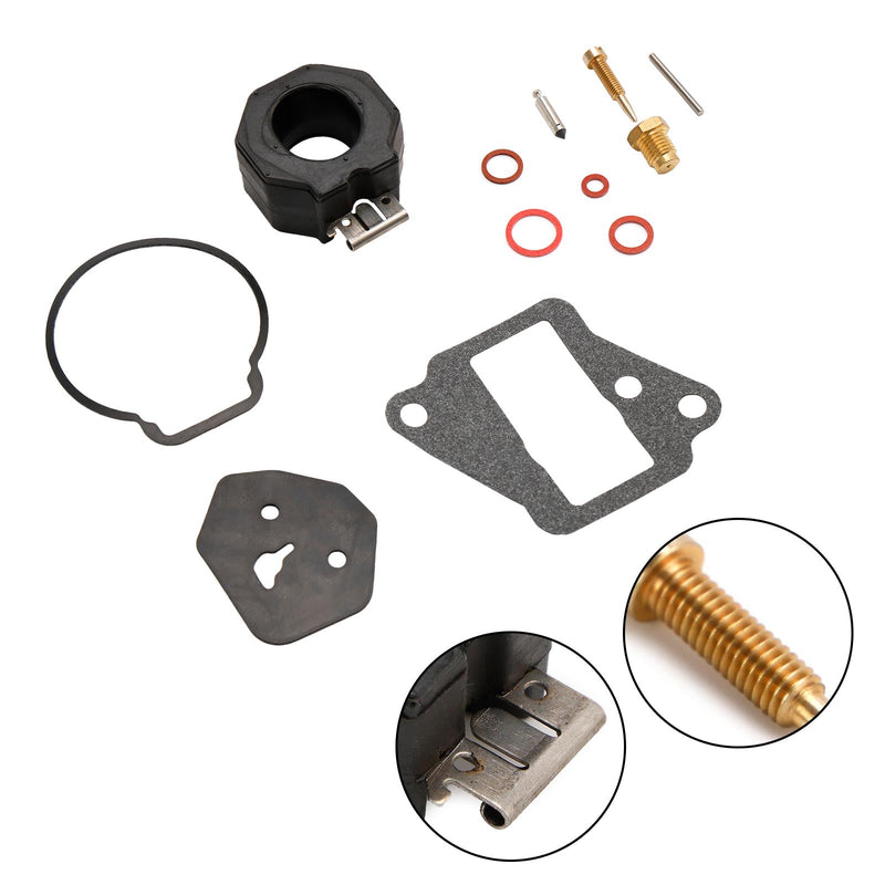 Kit de conversão de carburador adequado para Yamaha 9.9 HP 15 HP 6E7-W0093-01 6E7-W0093-02