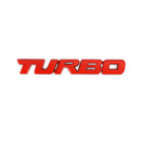 Metall 3D Turbo Logo Auto Emblem Abzeichen Aufkleber Kofferraum Stoßstange Aufkleber Silber generisch
