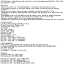 Arranque para Sea-Doo GT GTI GTS GTX HX SP SPI SPX XP 580 587 650 657 717 718 720 Genérico