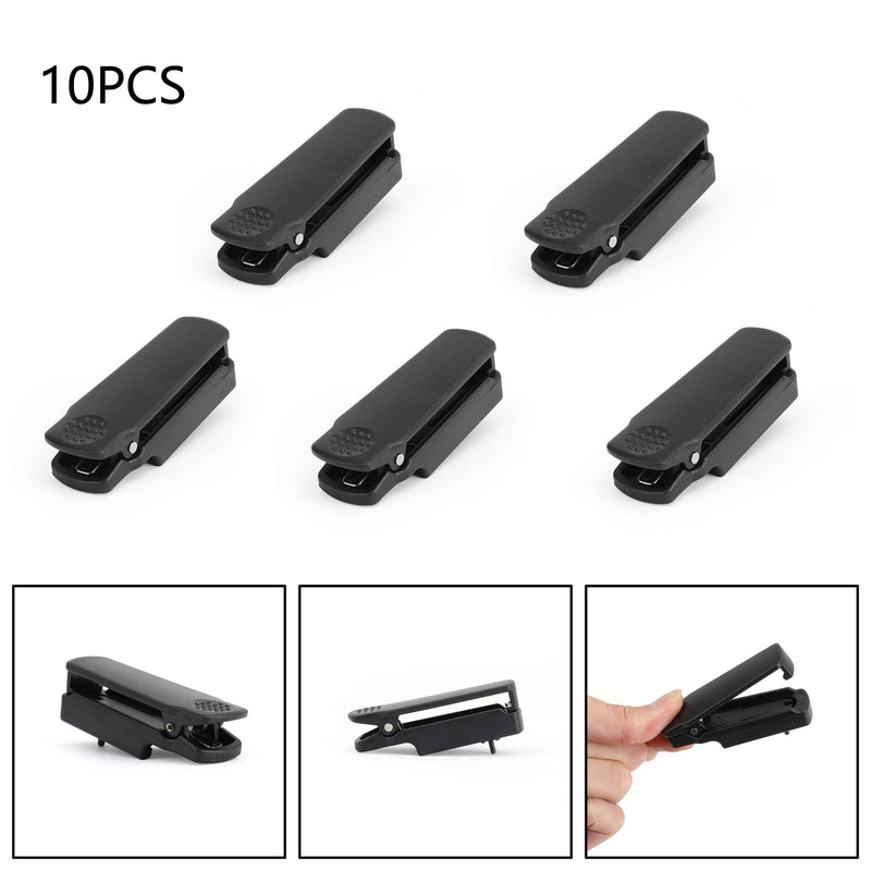 10 STK Back Clip Back Bag Clip for BaoFeng BF A58 UV9R/9Rplus Walkie Talkie