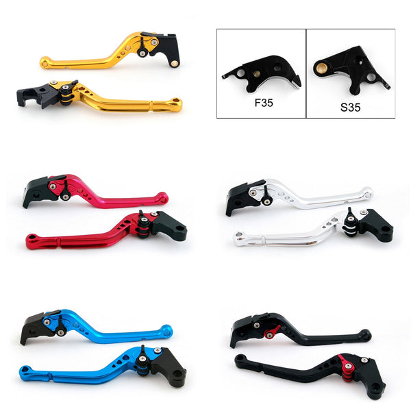 Brake Clutch Levers For Suzuki GSXR600 GSXR750 2006-2010 GSXR1000 2005-06 Black