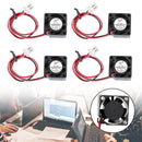 Ventilador de resfriamento DC sem escova 12V 0,05A 2010 20x20x10mm Manga 2 Pin Fio