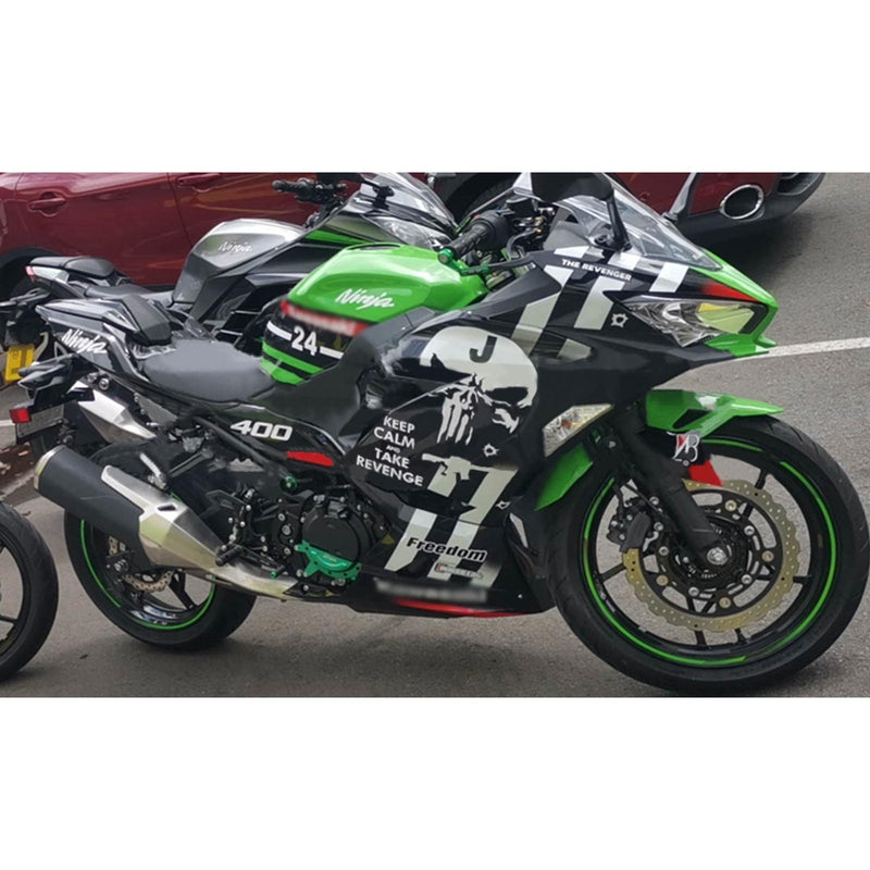 Amotopart kåpa Set för Kawasaki EX400 Ninja400 2018-2023 Body Plastic ABS