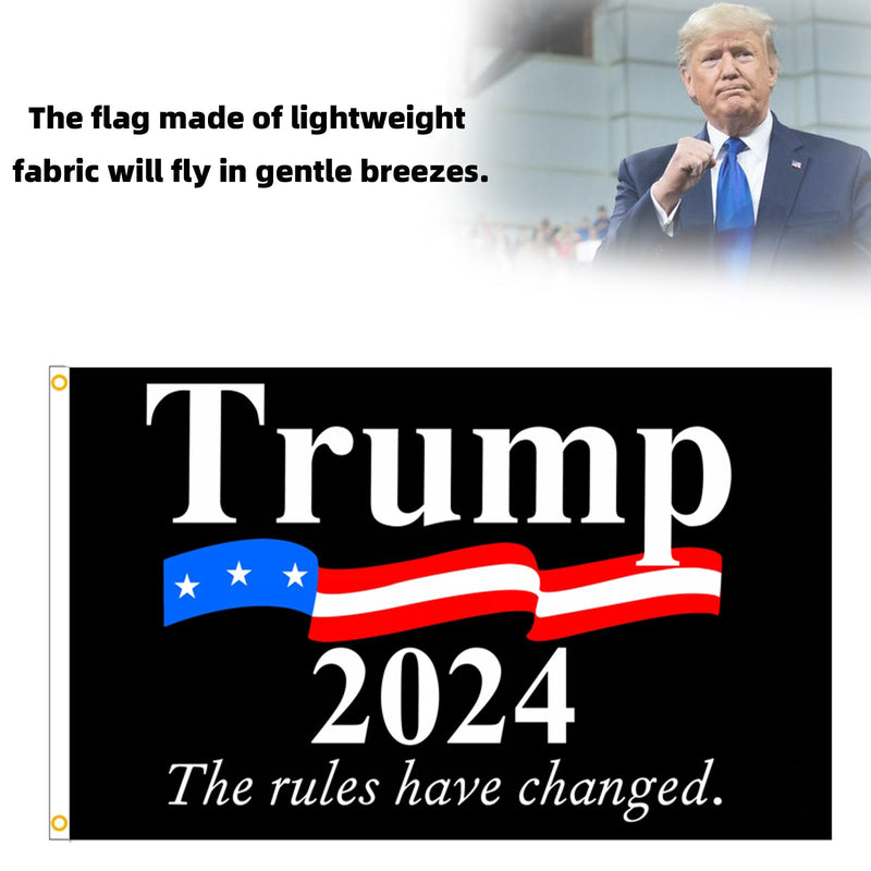 President Donald Trumps flagga 2024 Keep Make America Great MAGA 3x5FT-banner