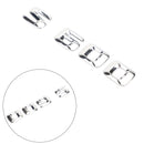 Bagagerums emblem emblem navneskilt skive bogstaver tal passer til Mercedes S600 krom
