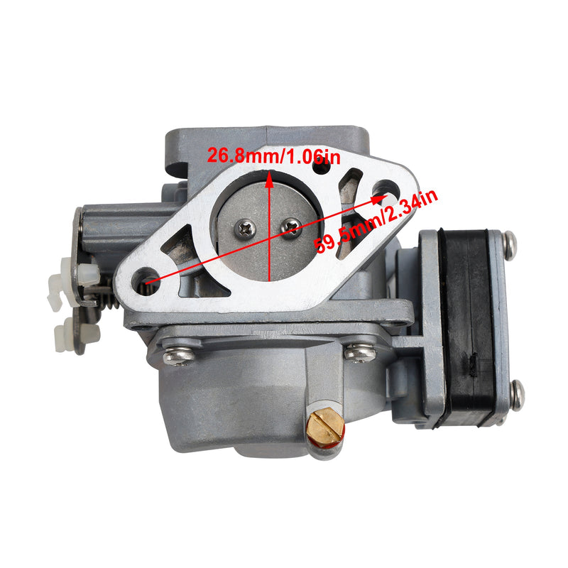 Carburador compatible con motor fueraborda TOHATSU de 9,8 CV, motor de 2 tiempos 3B2-03200-1