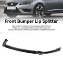 Spoiler delantero negro brillante Performance para Seat Leon 5F 2012-2020