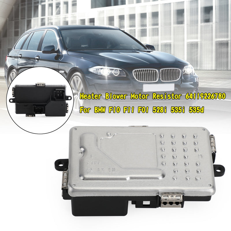 Varmeblåsermotormotstand 64119226780 for BMW F10 F11 F01 528i 535i 535d