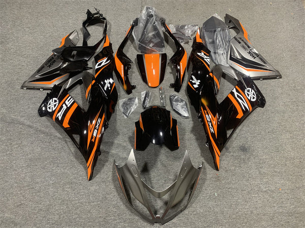 Amotopart kåpa set för Kawasaki ZX6R 636 2013-2018, kropp, plast, ABS