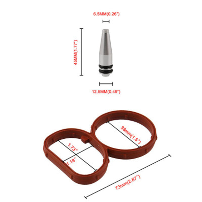 Wymiana zaślepki klap wirowych z uszczelkami do BMW N47 2.0 D Generic