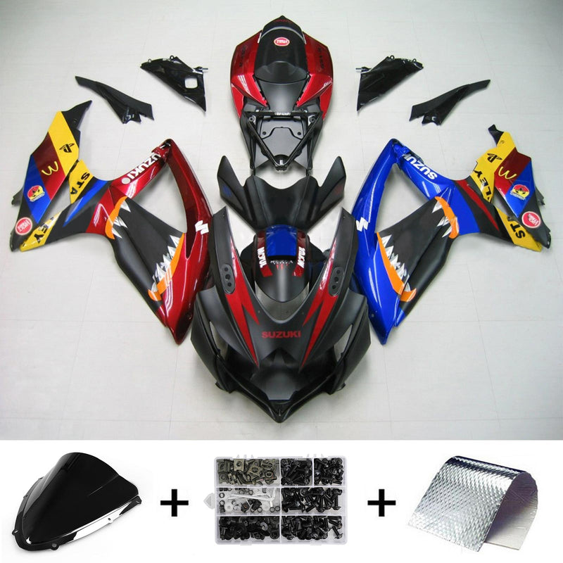 Suzuki GSXR 600/750 2008-2010 suojasarja runko muovi ABS K8