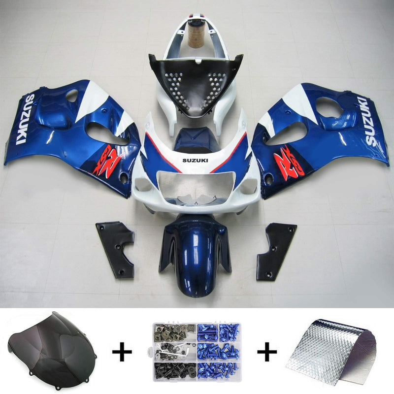 Suzuki GSXR 600/750 1996-2000 kåpa set kropp plast ABS