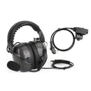C5 Einstellbares Headset mit Geräuschunterdrückung, 6-polig, U94 PTT für HYT TD500 TD510 TD520