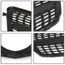 Schwarz Chrom Frontgrill Grill Passend Mercedes-Benz W204 C200 C300 08-14