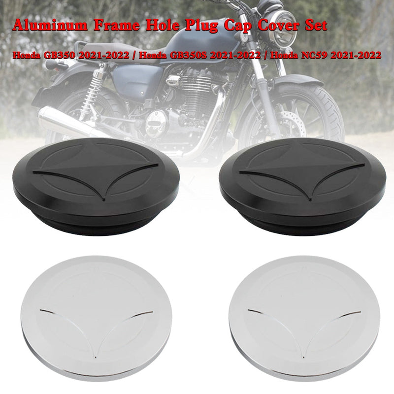 2021-2022 Honda GB350 NC59 CB350 Aluminium Rahmen Loch Plug Cap Cover Set