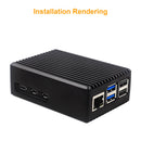 Passive Kühlung Aluminiumgehäuse Raspberry Pi5 Metallgehäuse Aluminiumlegierungsbox