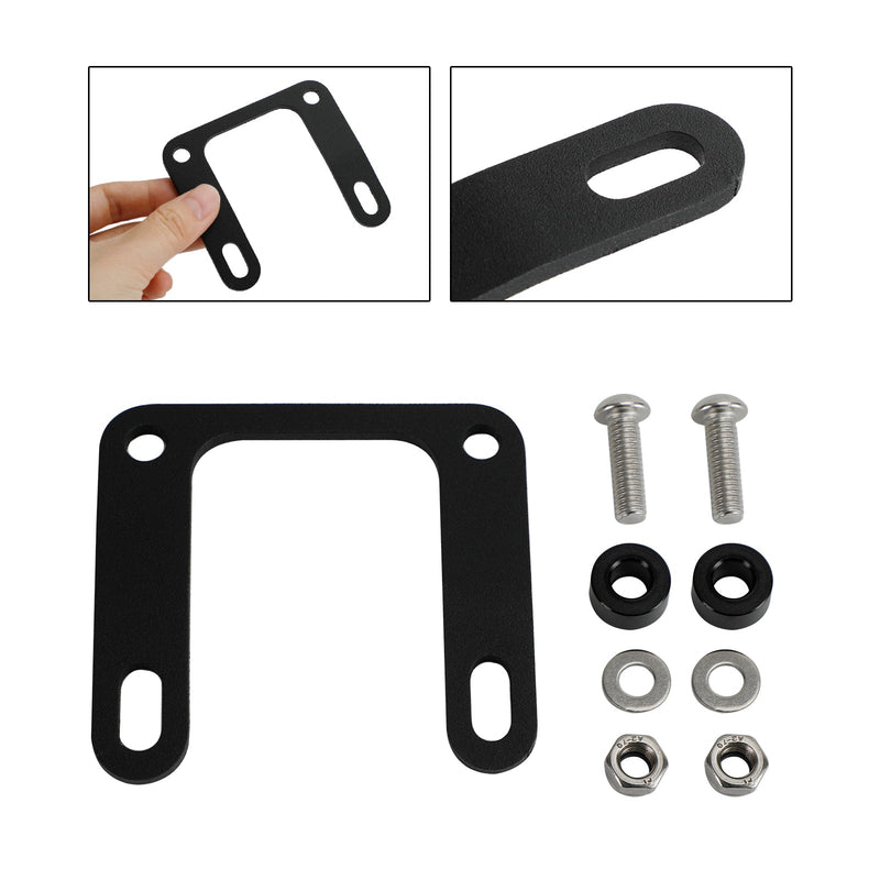 Suporte lateral de realocação do velocímetro Honda Rebel 1100 2021-2023 preto