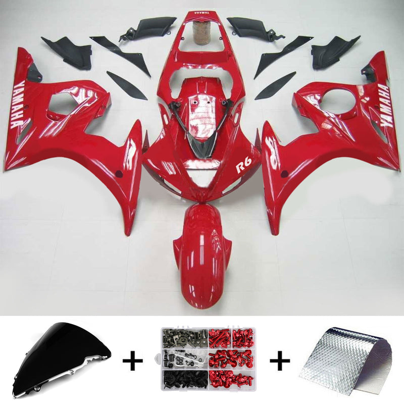 Kåpa kit för Yamaha YZF 600 R6 2003-2004, R6S 2006-2009