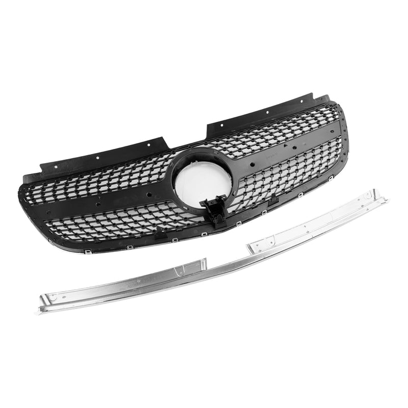 Mercedes Vito W447 2015-2019 GT Style Diamond Front Bumper Grille