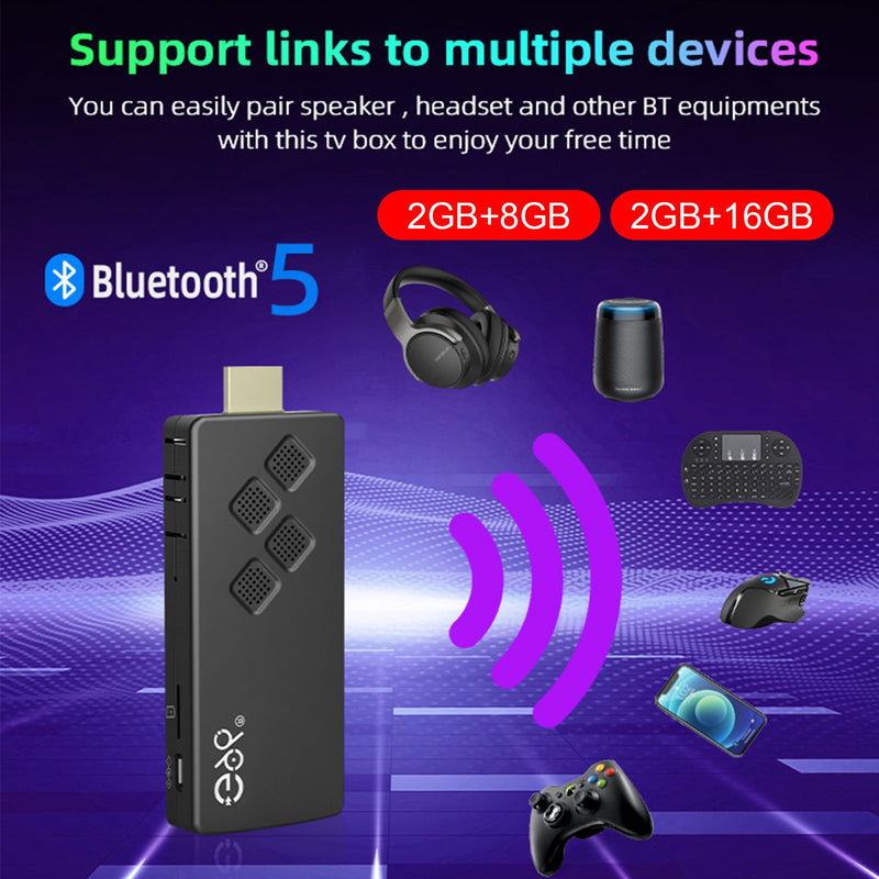 G96 TV Stick Android 13.0 Dual Band Set Top Box 4K Player Bluetooth Voice TV BOX