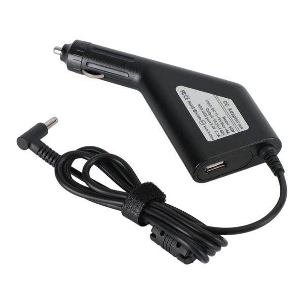 Carregador de carro para computador portátil 19,5 V 4,62 A Adaptador de alimentação CC para HP Envy 14/15