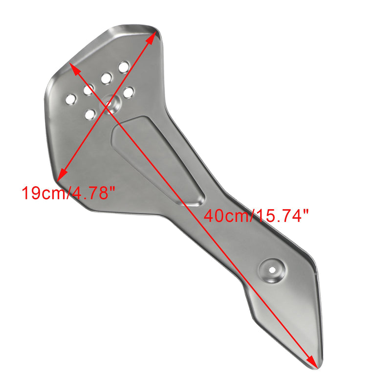 Alempi moottorin vatsasuojalevyjen sivupaneeli Trident 660 2021 Generic -malliin