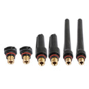 Baghætter til WP17 WP26 WP18 TIG svejsebrænder lang mellem kort 2x 7,8,9