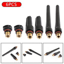 Baghætter til WP17 WP26 WP18 TIG svejsebrænder lang mellem kort 2x 7,8,9