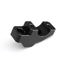 SCHWARZE LENKERERHÖHUNGEN BARBACK FÜR YAMAHA MT09 TRACER 900 GT FJ09 2015-2019