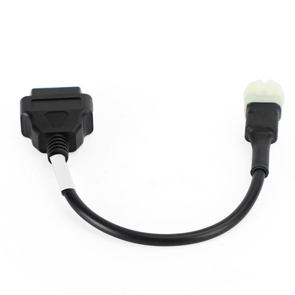 Adaptador de conector de diagnóstico de 6 pinos para scooter de motocicleta Kawasaki ATV cabo OBD2