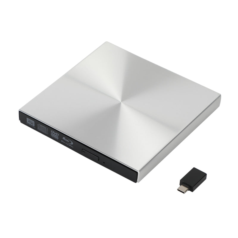 Blu Ray Drive USB 3.0- und Typ-C-DVD-Brenner Tragbarer BD-Combo Player Reader